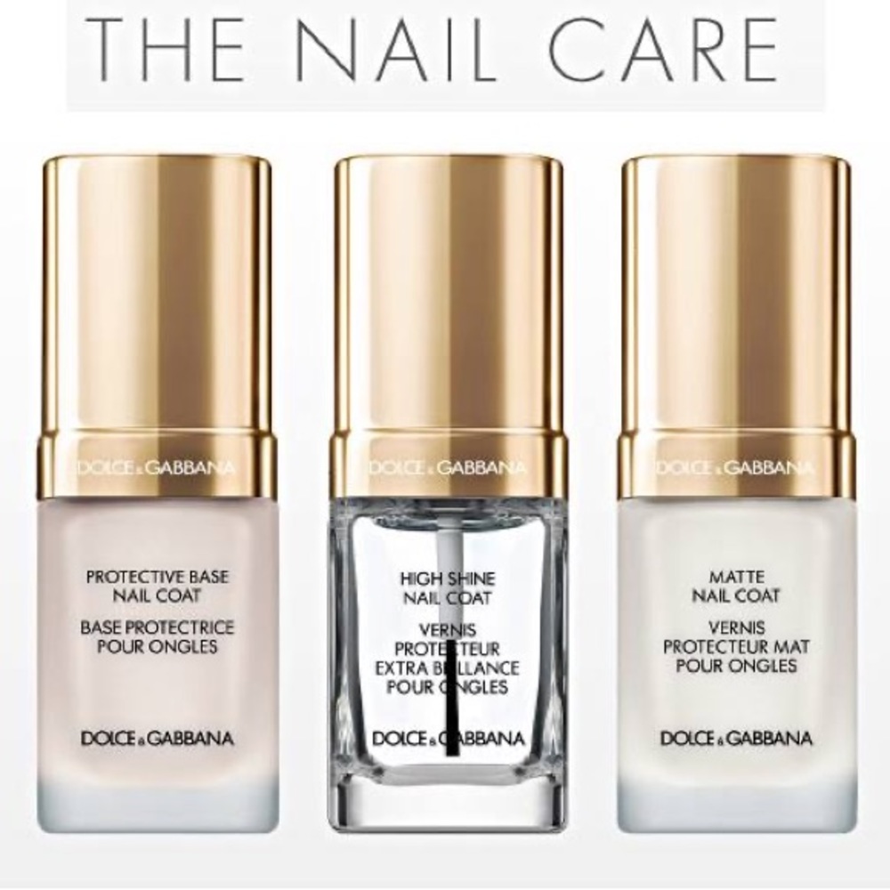 ISO Dolce & Gabbana top and base coat. All or any of the above.